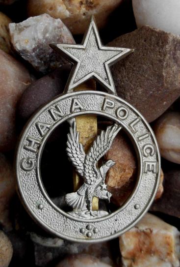 Ghana Police Cap Badge - J.R. Gaunt