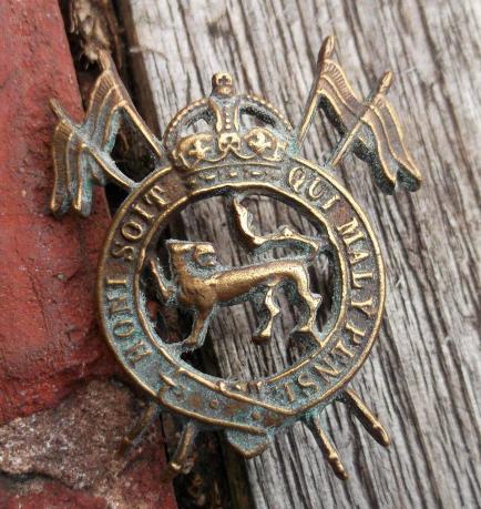 British Indian Army 2nd Lancers (Gardner's Horse) Cap Badge