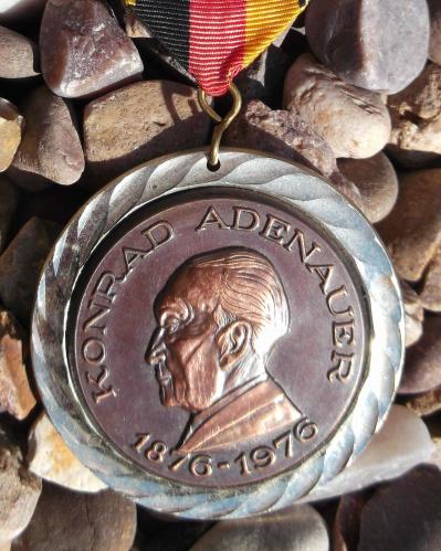 West German Adenauer Medal Wandertag 1976