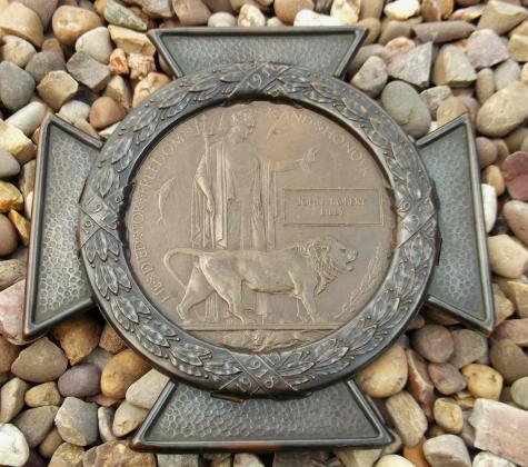 British Army WW1 Death Plaque Lilly Royal Fusiliers 