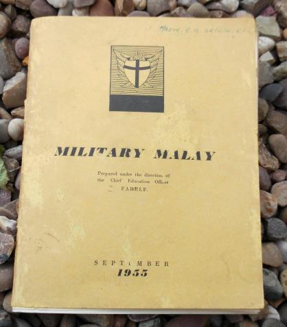 British Malay Army Military Manual 1955