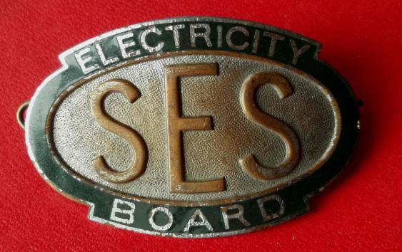 South East Scotland Electricity Board Cap Badge 