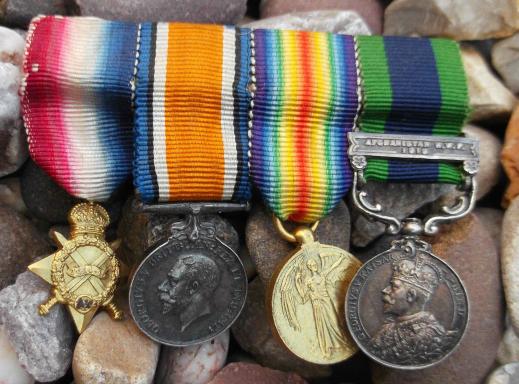 British and Commonwealth Army WW1 Miniature Medal Group