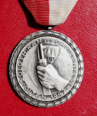 Swiss Shooting Medal 1947 Ehre und Treue