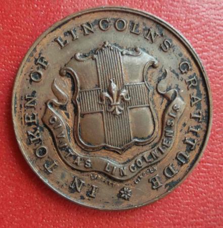 British WW1 City of Lincoln Token of Gratitude