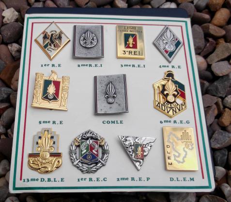 French Foreign Legion Insignia Presentation Set