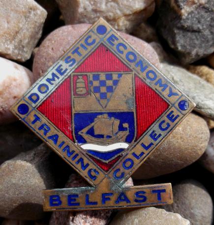 Domestic Economy Training College Belfast Named Pin Badge