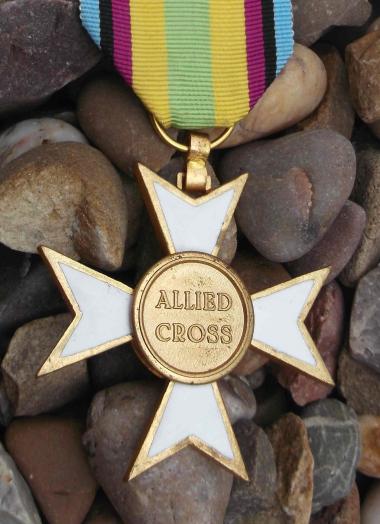 Belgium Allied Cross Medal WW2 Veterans 1939 to 1945