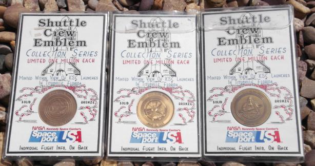 USA Kennedy Space Center NASA Space Shuttle Coins Lot