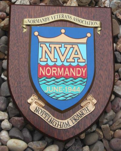 Normandy Veterans Association Plaque Nottingham