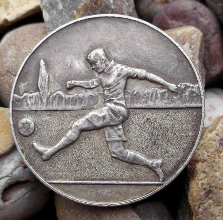 Old Football Medallion Believed British Army. 