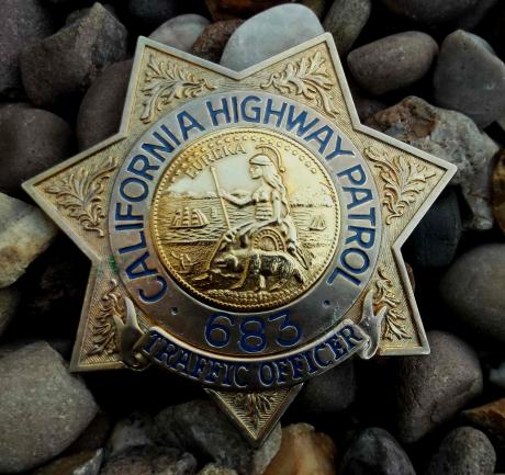 California Highway Patrol Star Badge - Believed Reproduction