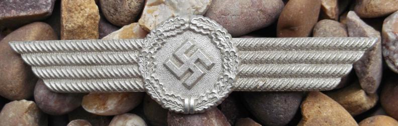 German Luftwaffe Civilian Visor Cap Cockade