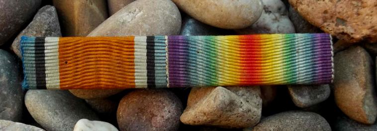 British and Commonwealth WW1 Pair Uniform Ribbon Bar Great War