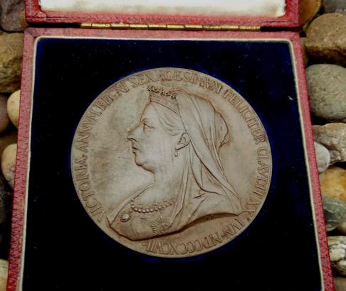 Queen Victoria Cased Jubilee Medal Bronze 1837 to 1897