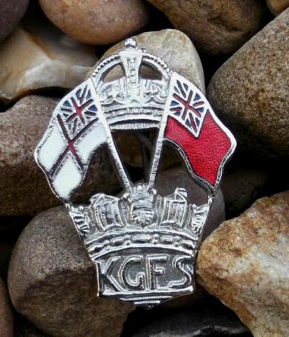 Great Britain King George's Fund for Sailors Lapel Pin Badge WW2