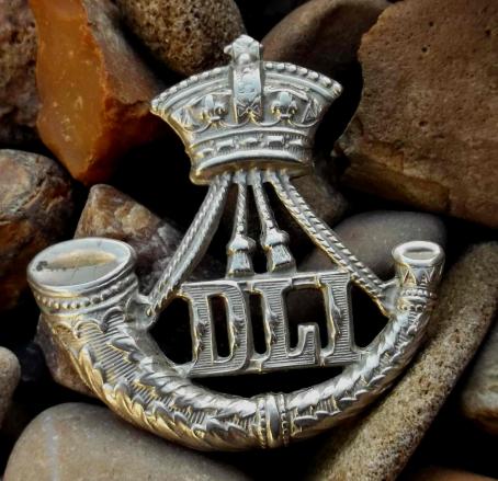 British Army Durham Light Infantry (D.L.I.) Victorian Cap Badge