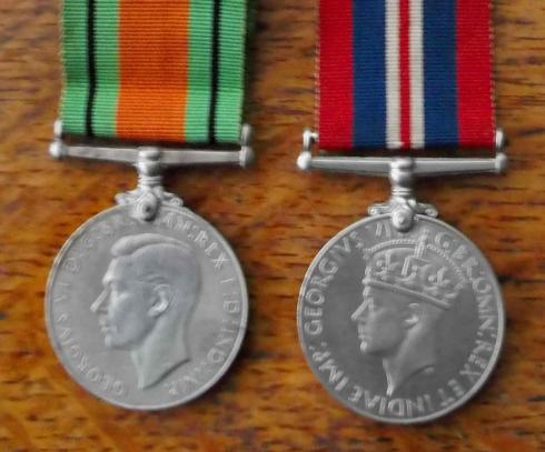 British and Commonwealth WW2 Defence and War Medal Pair 