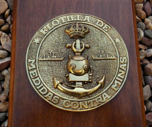 Spanish Navy Mine Sweepers Commemorative Wall Plaque 