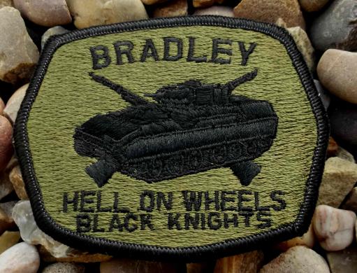 US Army Bradley Black Knights Tank Test Team Subdued Patch 2005