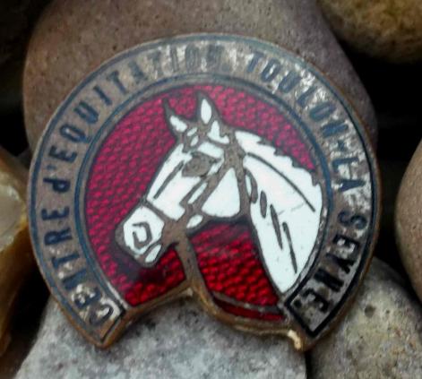 France German Made Badge French Riding School Toulon 