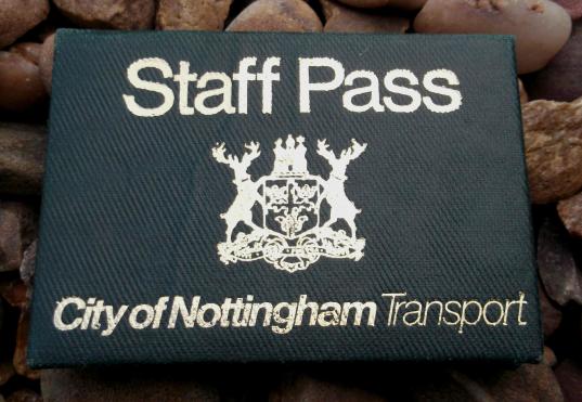 British City of Nottingham Transport Inspectors Pass 1980s