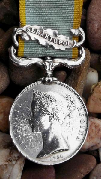 British Crimea Medal with Sebastopol Bar Unnamed