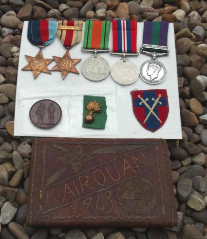 British Army WW2 and GSM Medal Group Royal Irish Fusiliers