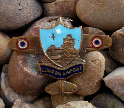 Unusual London Airport French Air Force Badge