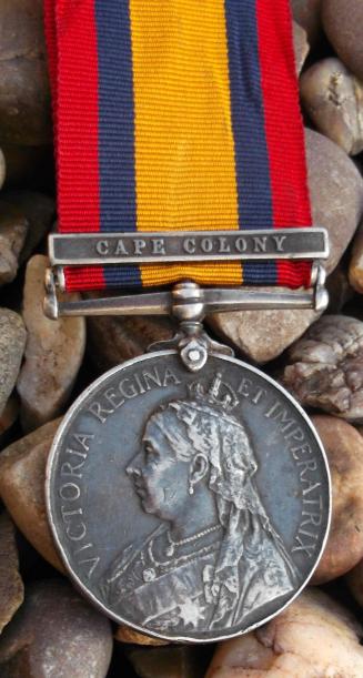 British Army Queens South Africa Medal Erased Cape Colony