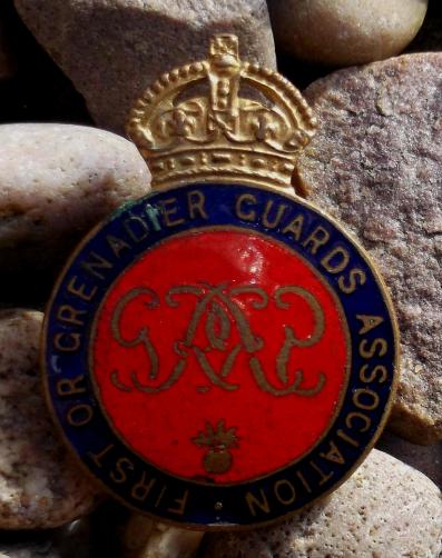 British Army Grenadier Guards Association Lapel Badge J R Gaunt