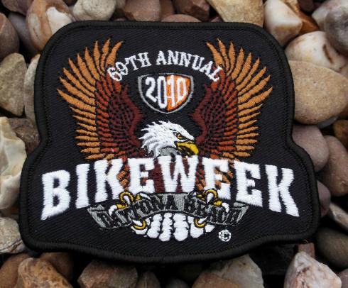 USA Daytona Beach Bike Week Motorcycle Patch 2010