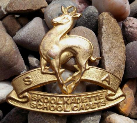 South Africa: School Cadets Cap Badge South African Republic Army