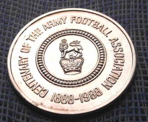 British Army Football Association Centenary Medal 1988