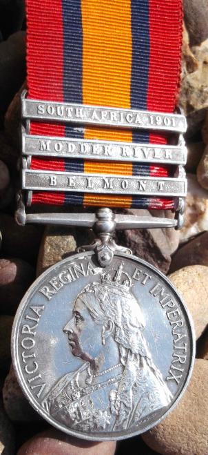 British Army Queens South Africa Medal Boer War Northumberland Fusiliers