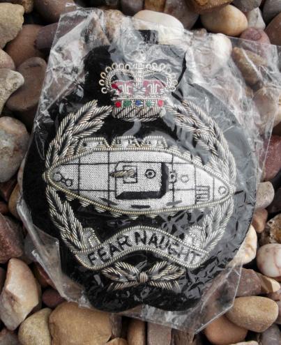 British Army Royal Tank Regiment RTR Veterans Blazer Badge EIIR