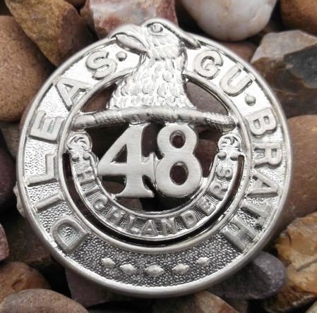 Canadian Army 48th Highlanders of Canada Cap Badge Reproduction