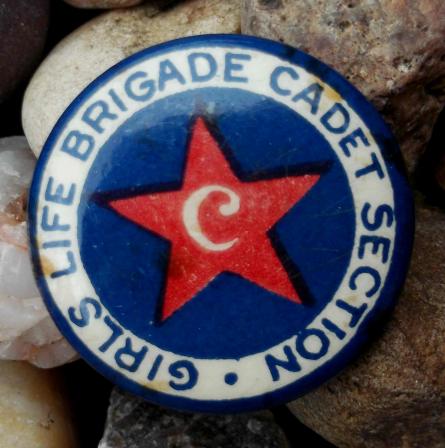 Old British Girls Life Brigade Cadet Section Pin Badge