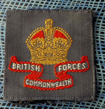 British Commonwealth Occupation Force Patch GVIR