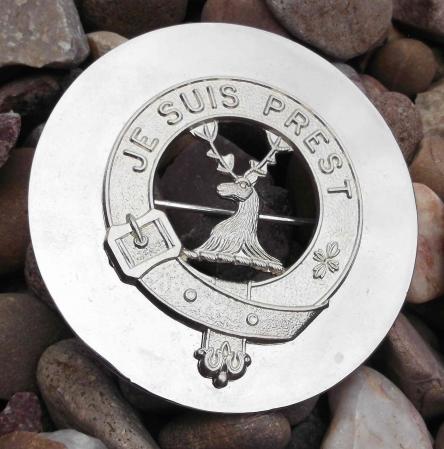 Scottish Clan Fraser of Lovat Pipers Badge Possibly British Army