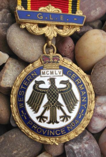 British RAOB West German Lodge Medal Cold War Province No 4