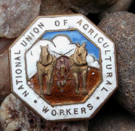 British National Union of Agricultural Workers Lapel Buttonhole Badge