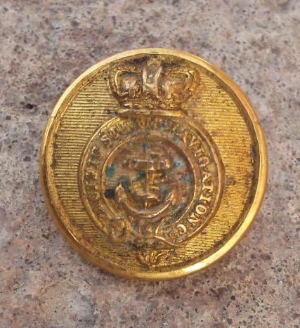 British Pacific Steam Navigation Company Gilt Shipping Uniform Button VR