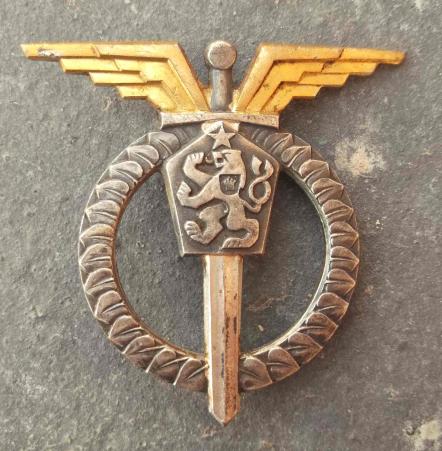 Czechoslovakian Pilots Badge 3rd Class Communist Czechoslovakia 