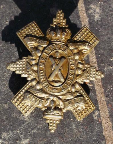 British Army 5th Battalion Highland Light Infantry Glengarry Cap Badge