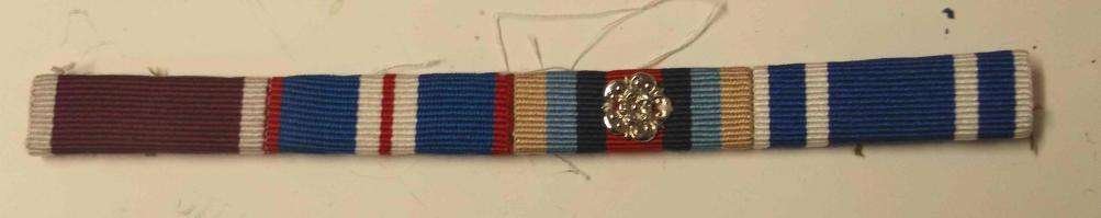 British Medal Ribbon Uniform Strip Army and Police 