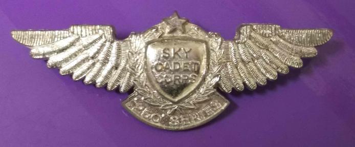 Vintage Lone Star Sky Cadet Corps Toy Wings Pin Badge