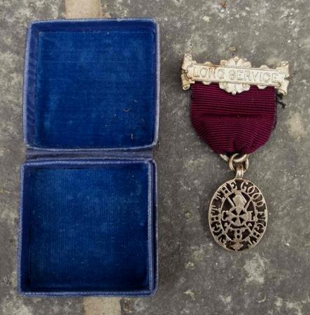 British Church Lads Brigade Silver Long Service Medal WW1