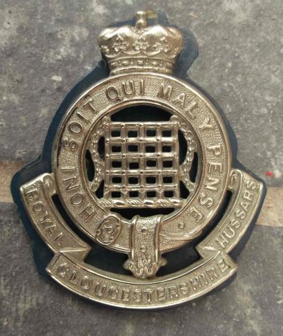 British Army Royal Gloucestershire Hussars NCOs Arm Badge