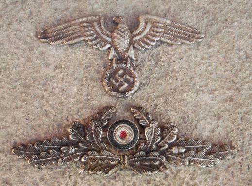 German Diplomatic Visor Cap Eagle and Cockade Reproduction